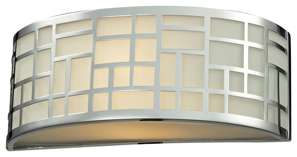 Zlite 328-1S-CH 1-Light Wall Sconce, Matte Opal