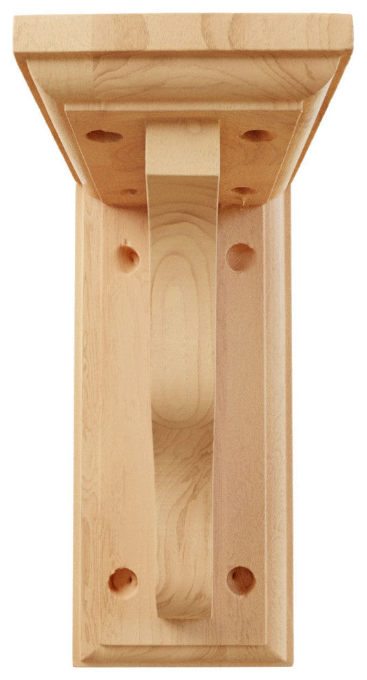3"W x 5"D x 7"H Hamilton Traditional Bracket, Red Oak