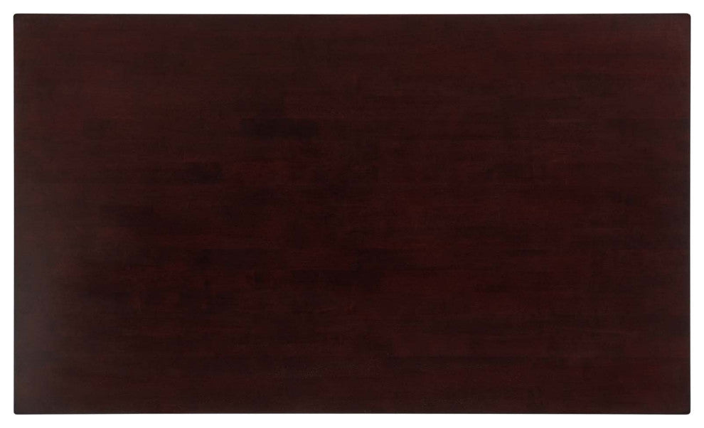 Dining Table, Rectangular, Wood, Drak Brown, Modern, Cafe Bistro Restaurant