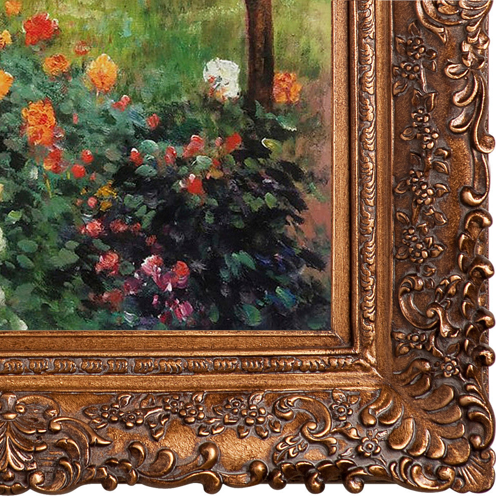 Garden in the Rue Cortot Montmartre, Burgeon Gold Frame 20"x24"
