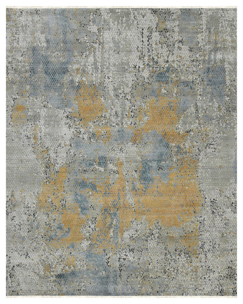 Majestic Hapley Area Rug, Orange, 8' x 10', Abstract