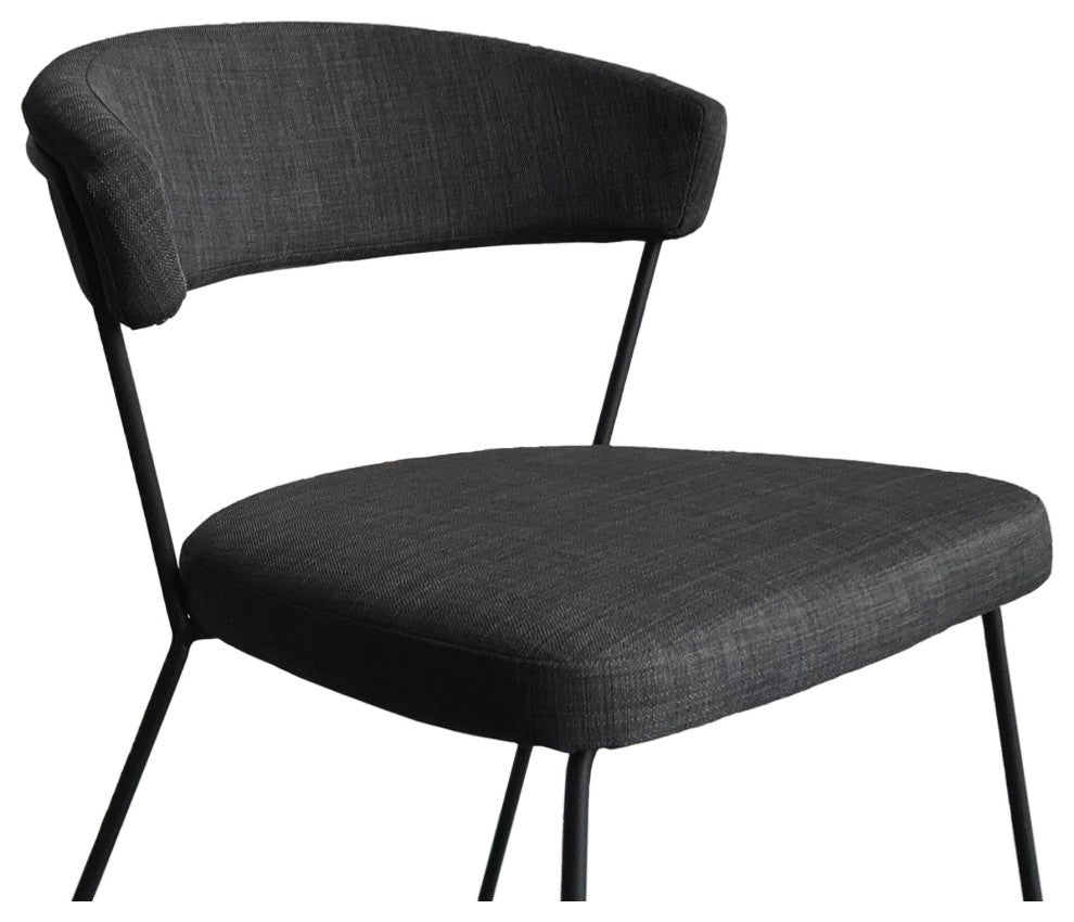 First of A Kind Adria Dining Chair Dark Gray