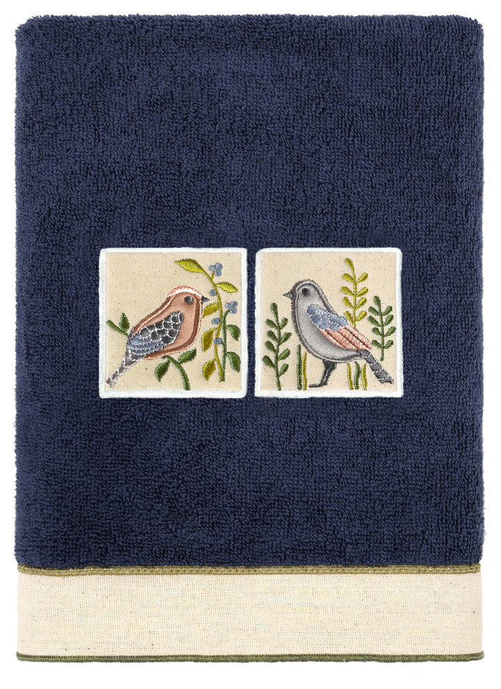 Linum Home Textiles 100% Turkish Cotton BELINDA 3PC Embellished Towel Set