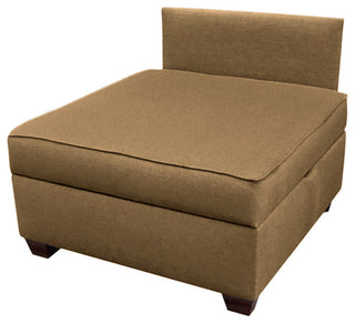 Duobed Storage Ottoman, 36", Mocha, 36"