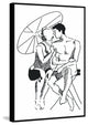 "New Love" Floater Framed Painting Print on Canvas, 20"x30"