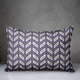 Tire Track Pattern in Purple Throw Pillow