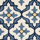 KAS Harbor 4210 Ivory/Blue Mosaic Area Rug, 3'x5'