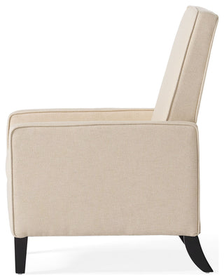 GDF Studio Olirdy Beige Fabric Recliner Chair