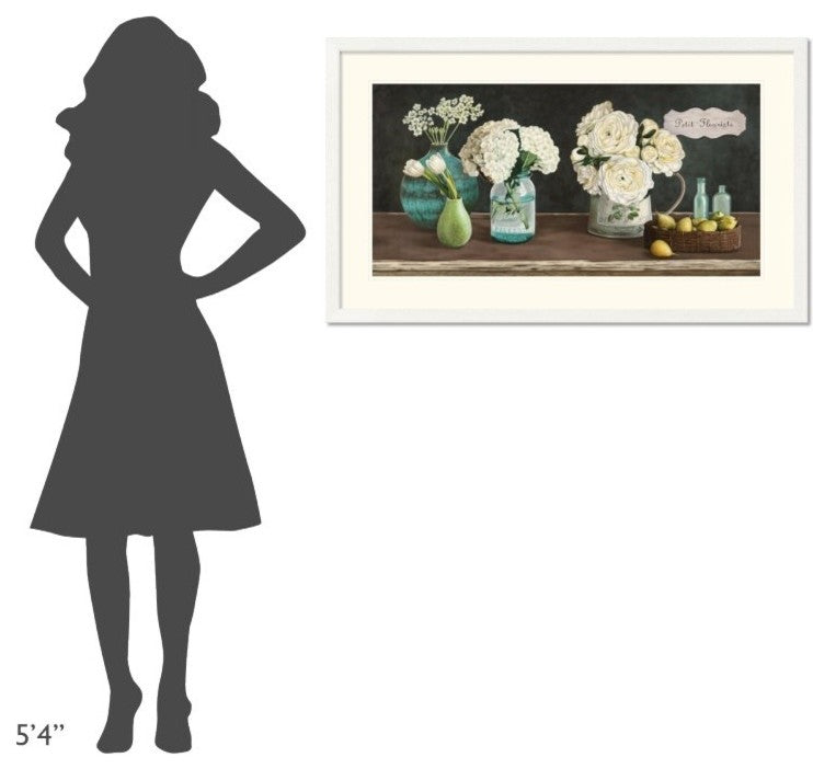 "Petit Fleuriste" Framed Digital Print by Pierre Benson, 45x27"