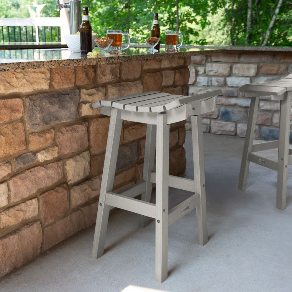 Summit Square Bar Height Stool, Harbor Gray