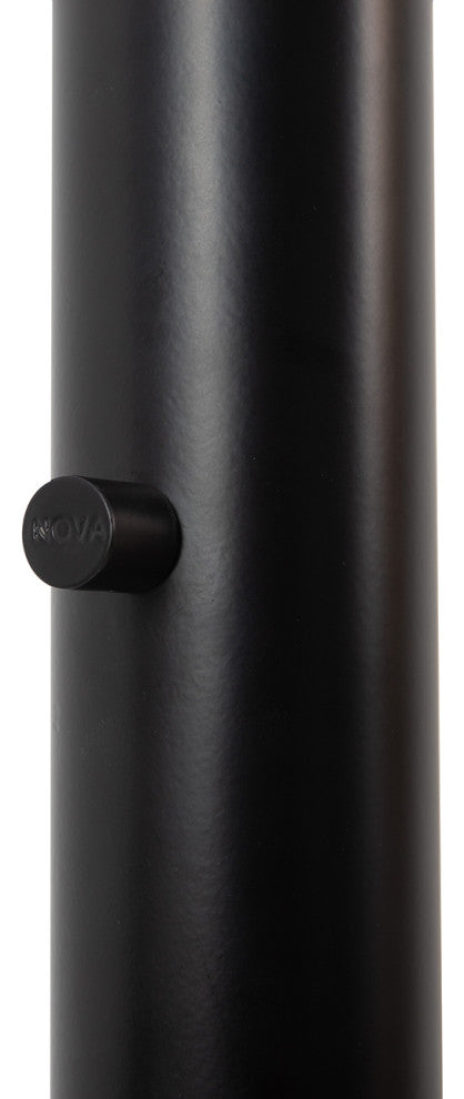 Amarillo 3 Light Arc Floor Lamp - Matte Black