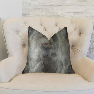 Luxury Pillow, Gray Charcoal, Double Sided 20"x20"
