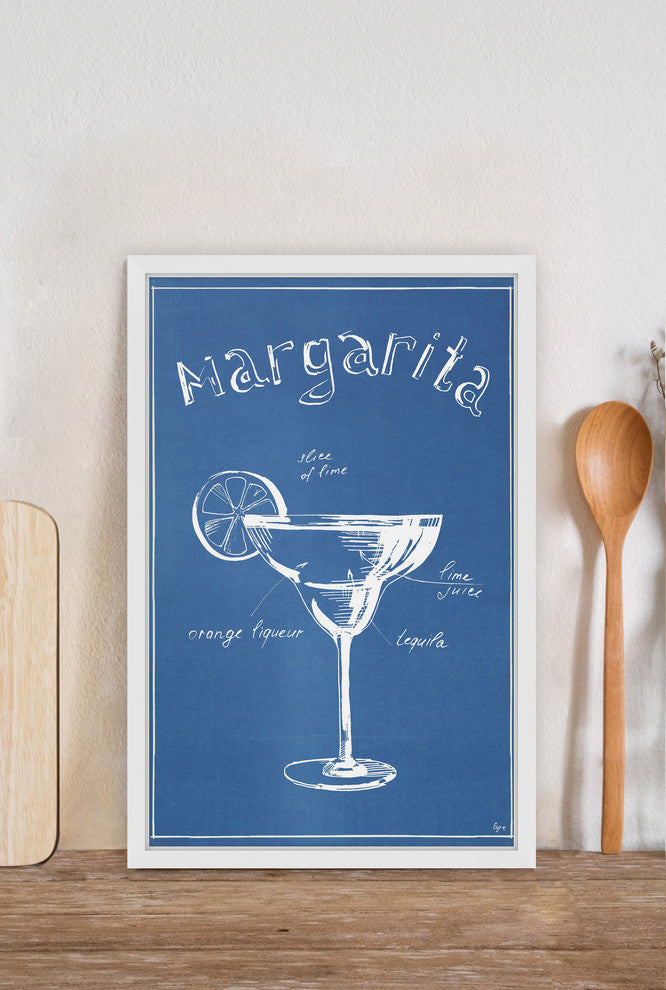 "Margarita" Framed Painting Print, 12"x18"