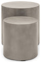 Una Pedestal, Set of 2, Dark Gray