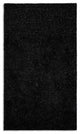 2" x 8" Black Textured Modern Runner Rug