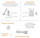 Lightkiwi Lilium 6" Warm White LED Under Cabinet Lighting Premium Kit