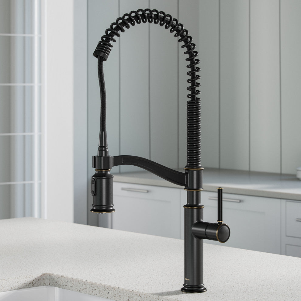 Sellette Commercial Style Pull-Down Kitchen Faucet ORB