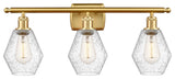 Innovations Cindyrella 3-Light Bath Vanity Light 516-3W-SG-G654-6, Satin Gold