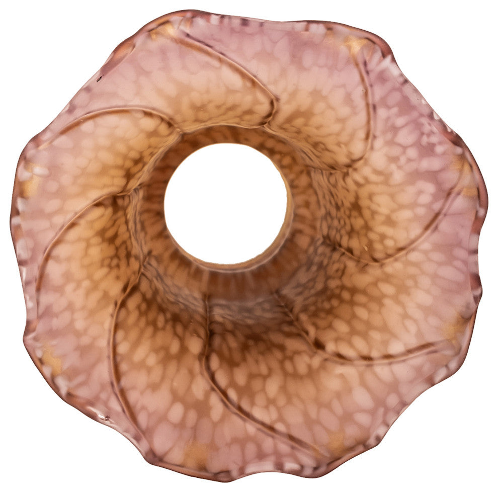 Meyda lighting 10177 4"W x 6"H Amber/Purple Lily Shade