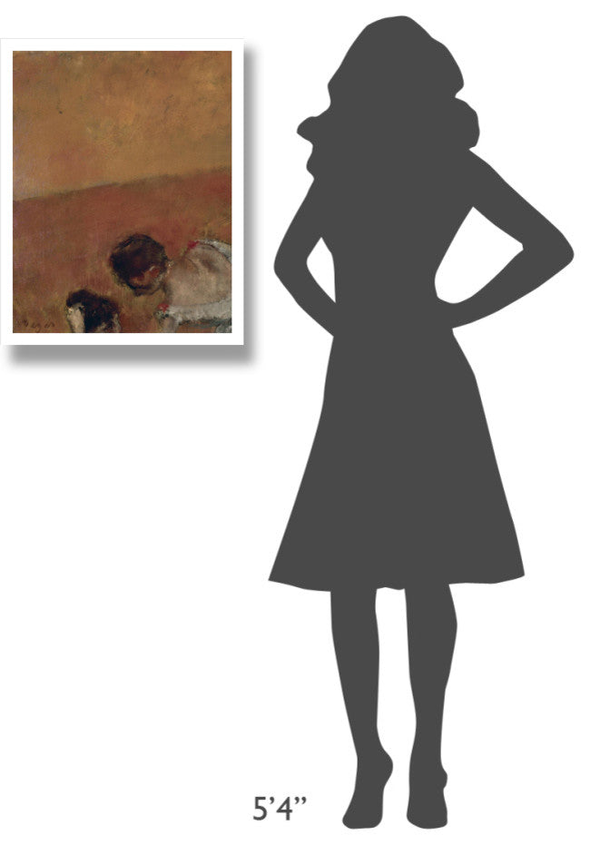 "Danseuses Montant Un Escalier (left)" Paper Print by Edgar Degas, 20"x26"
