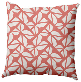 Kaleidoscope Graffiti Pillow, Brown, 18"x18"