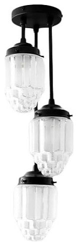 Alita Matte Black Mini Pendant Chandelier