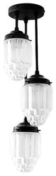 Alita Matte Black Mini Pendant Chandelier