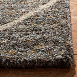 Safavieh Micro-Loop Collection HIM423D Rug, Grey/Olive, 5' X 8'