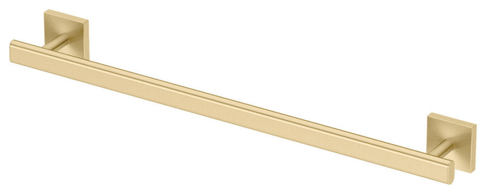 Elevate 18" Towel Bar, Brushed Brass