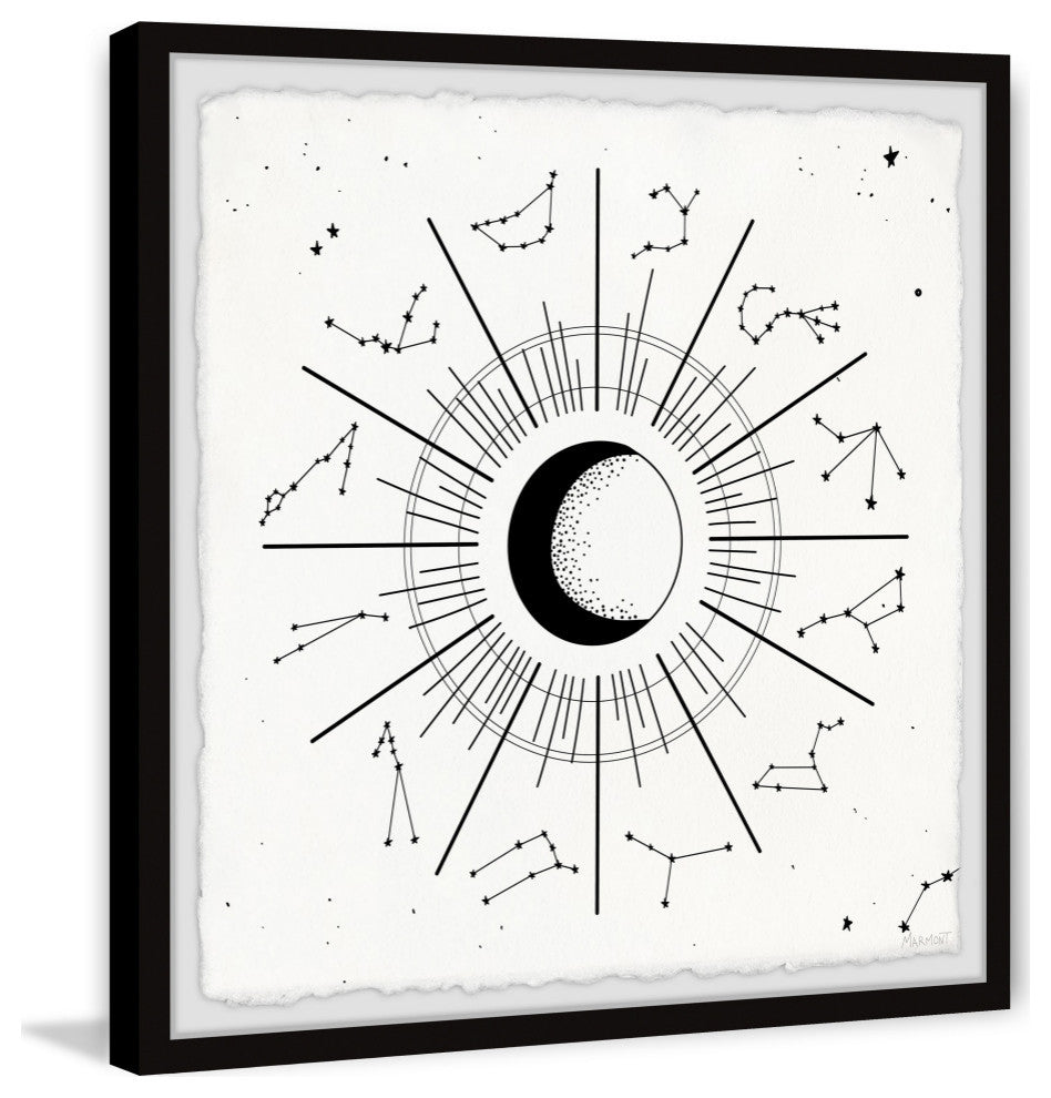 "Evolution of Stars" Framed Painting Print, 12x12