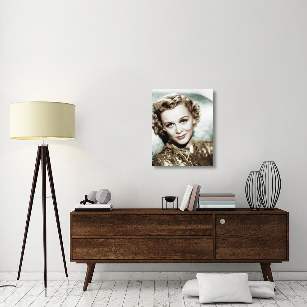 "Gloria Stuart" Stretched Canvas Giclee by Hollywood Photo Archive, 24"x30"