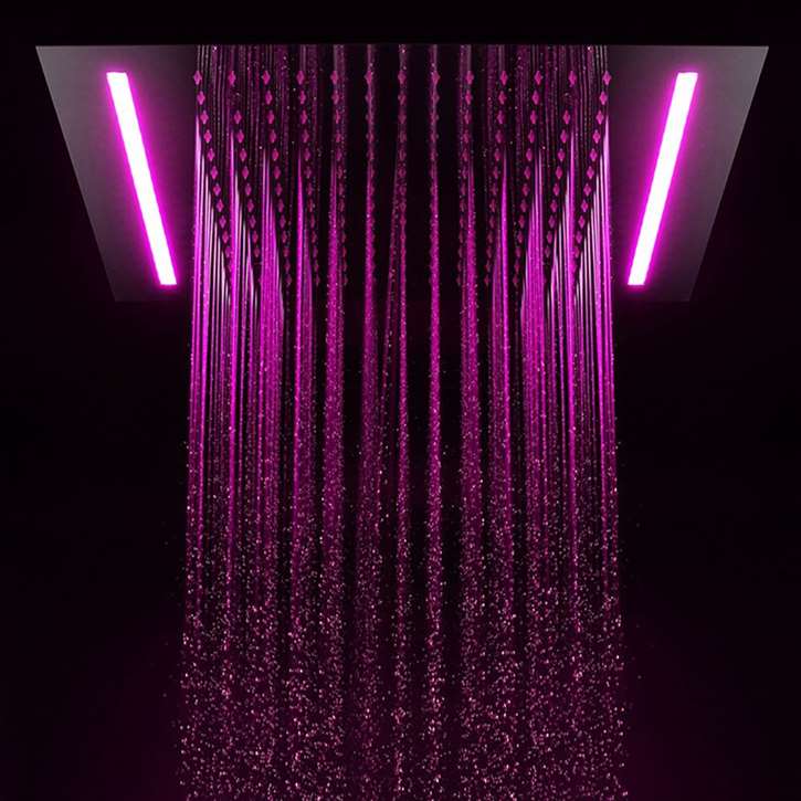 Fontana Showers Smart LED Touch Control Rainfall Shower Head With Hand Shower