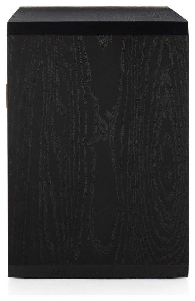 Caspian Media Console, Black Ash