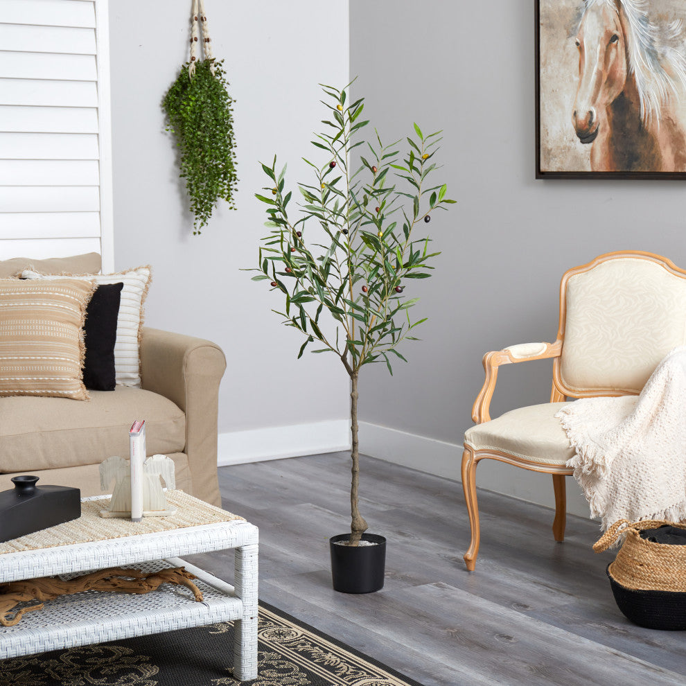 Lifestyle shot displaying the tree in home setting.