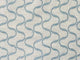 Teal Blue Waves Curtain Fabric By The Yard Upholstery Fabric Drapery