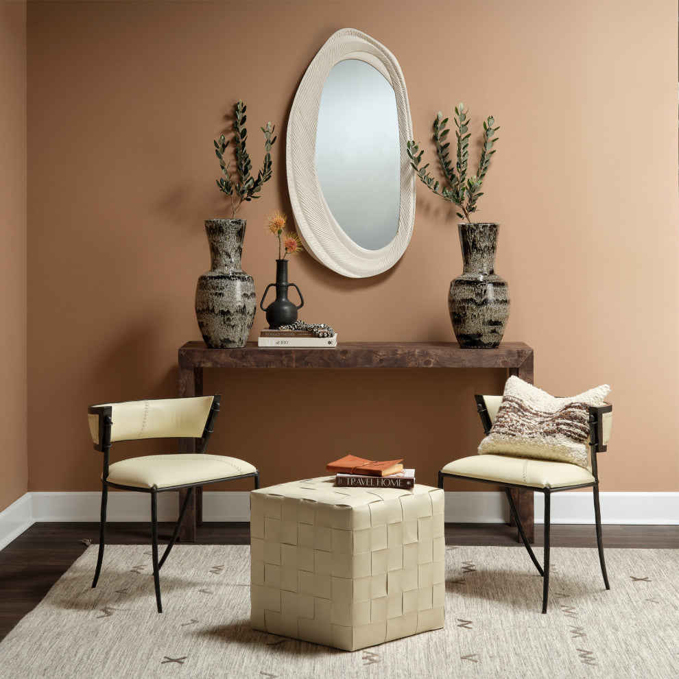 Denali Resin Organic Oval Wall Mirror