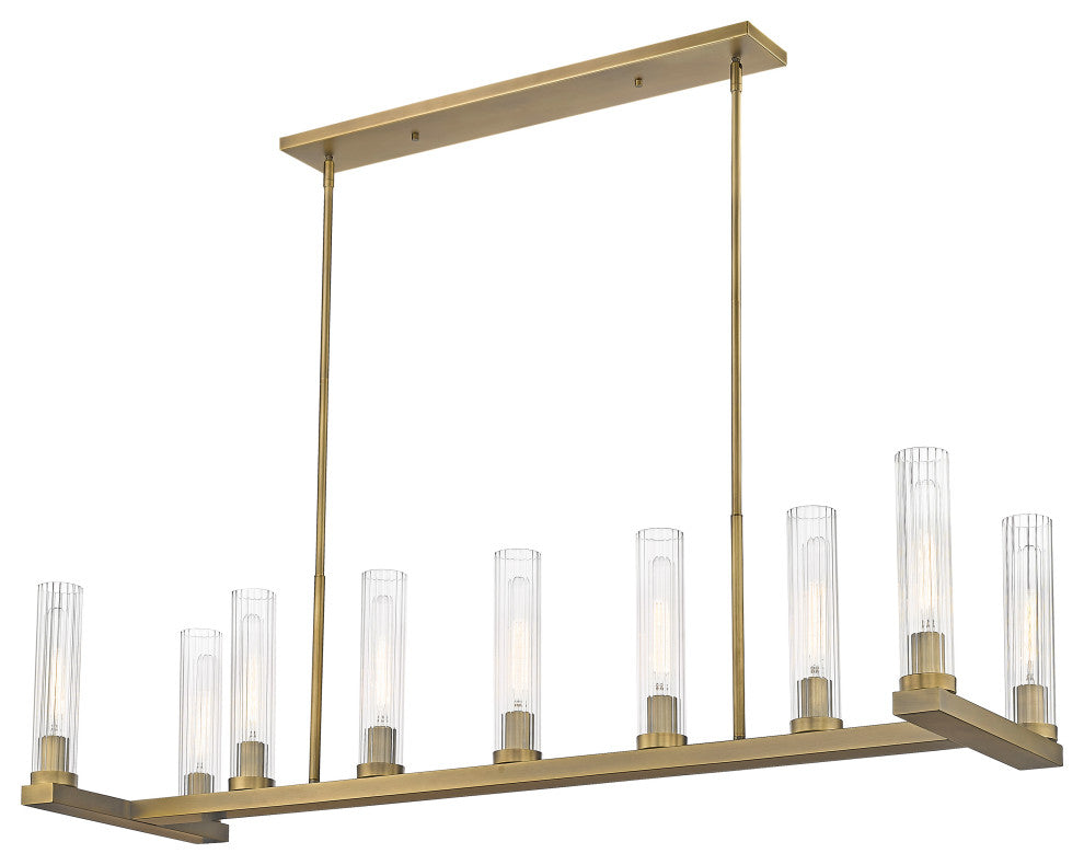 Zlite 3031-9L-RB 9-Light Island, Clear