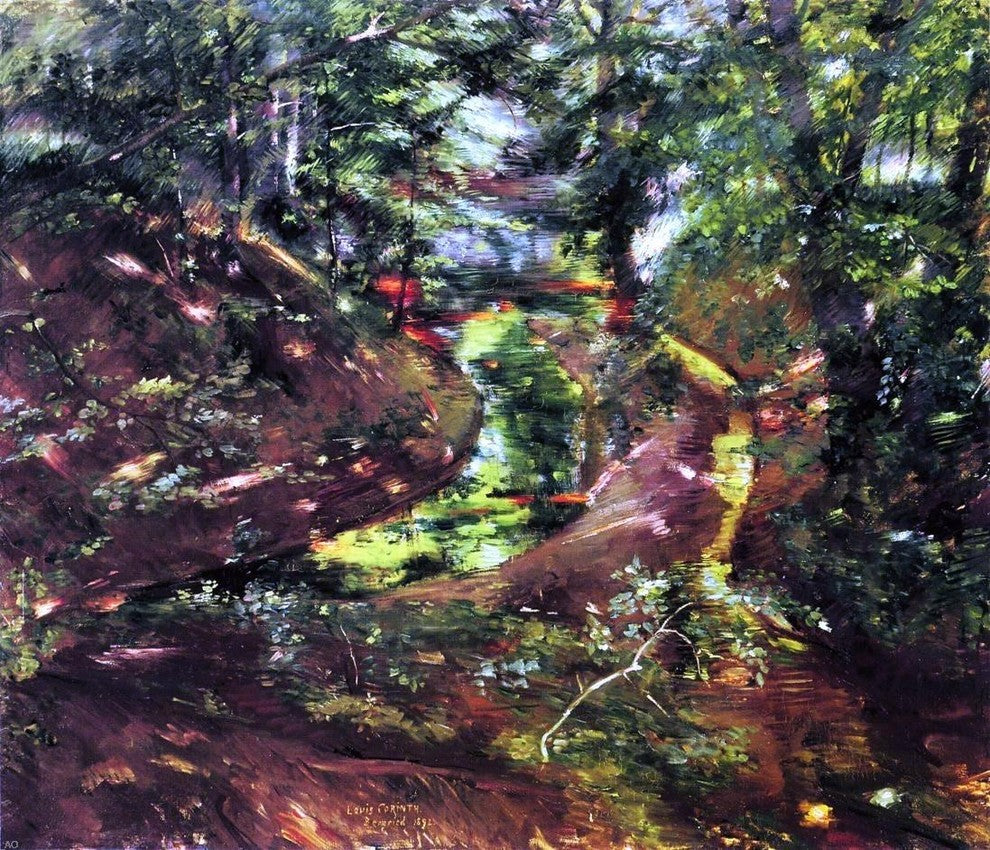 Lovis Corinth In the Woods near Bernried Wall Decal