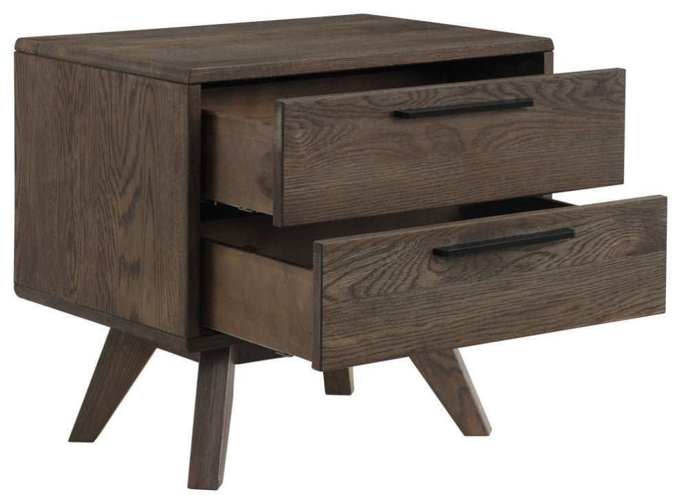 Astoria Oak 2 Drawer Nightstand