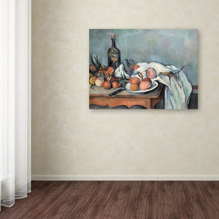Cezanne 'Still Life With Onions' Canvas Art, 19 x 14