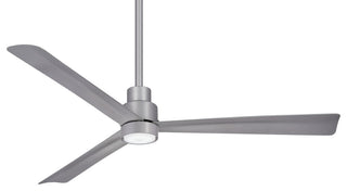 MinkaAire White Simple 52" 3-Blade Indoor / Outdoor Ceiling Fan w/ Remote