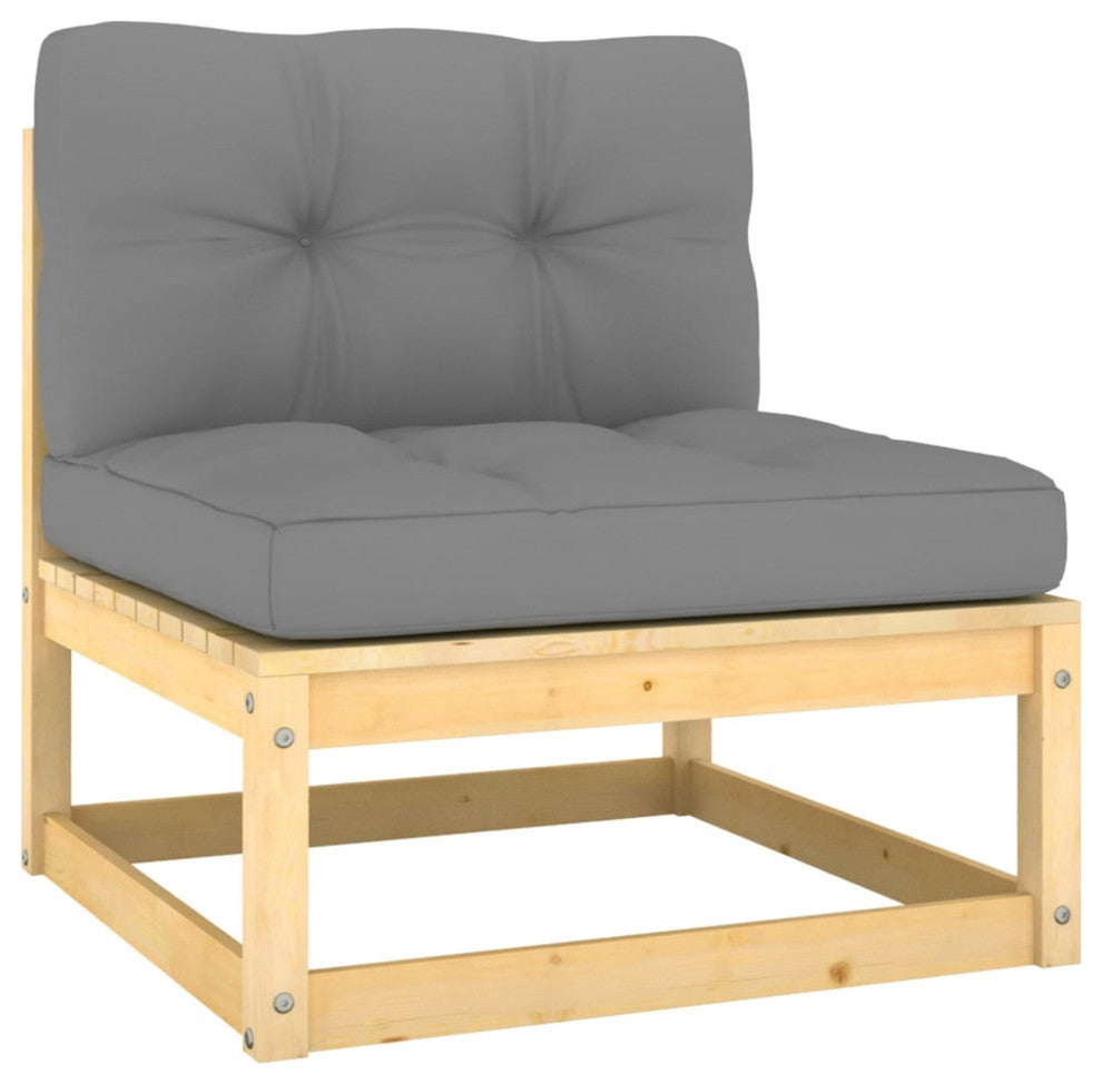 Vidaxl 13 Piece Garden Lounge Set With Cushions Solid Pinewood