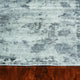 3' X 5' Gray Floral Vines Hand Loomed Distressed Area Rug