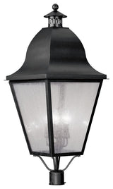 Amwell Outdoor Post Head, Black
