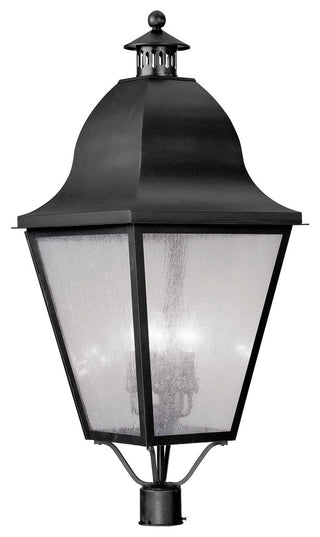 Amwell Outdoor Post Head, Black