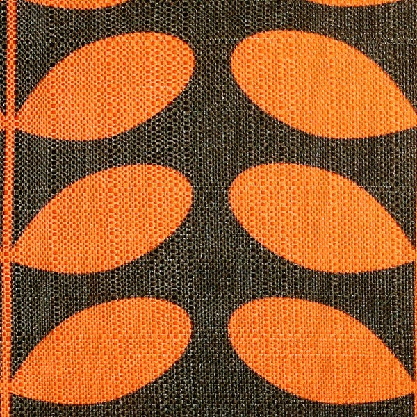 Pillow Decor - Mid-Century Modern Orange Throw Pillow 12x20