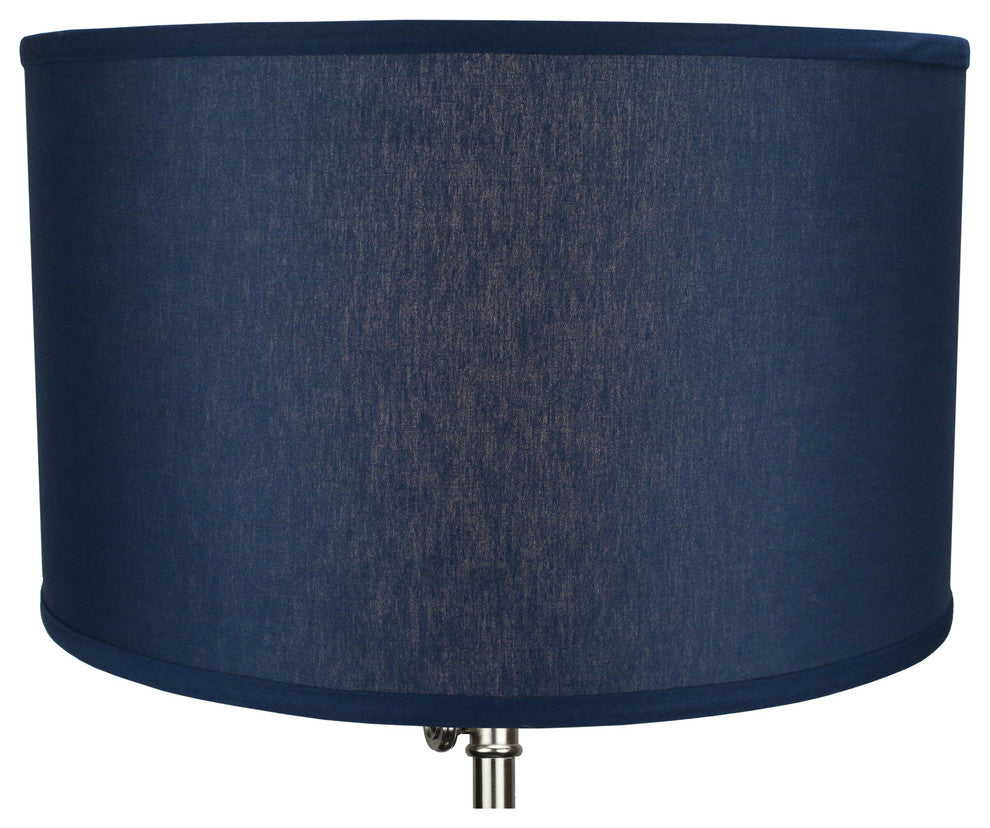 Fenchel Shades, 18"x18"x11' Spider Attachment Drum Lamp Shade, Linen