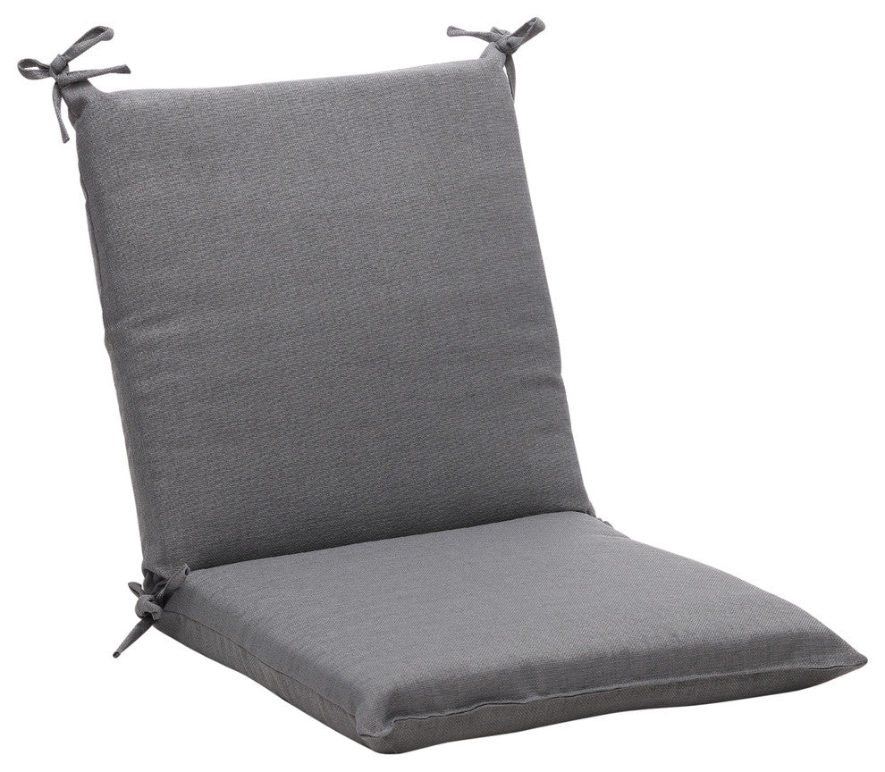 Rave Graphite Squared Corners Chair Cushion