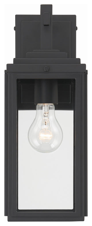 Byron 1-Light Matte Black Outdoor Wall Mount