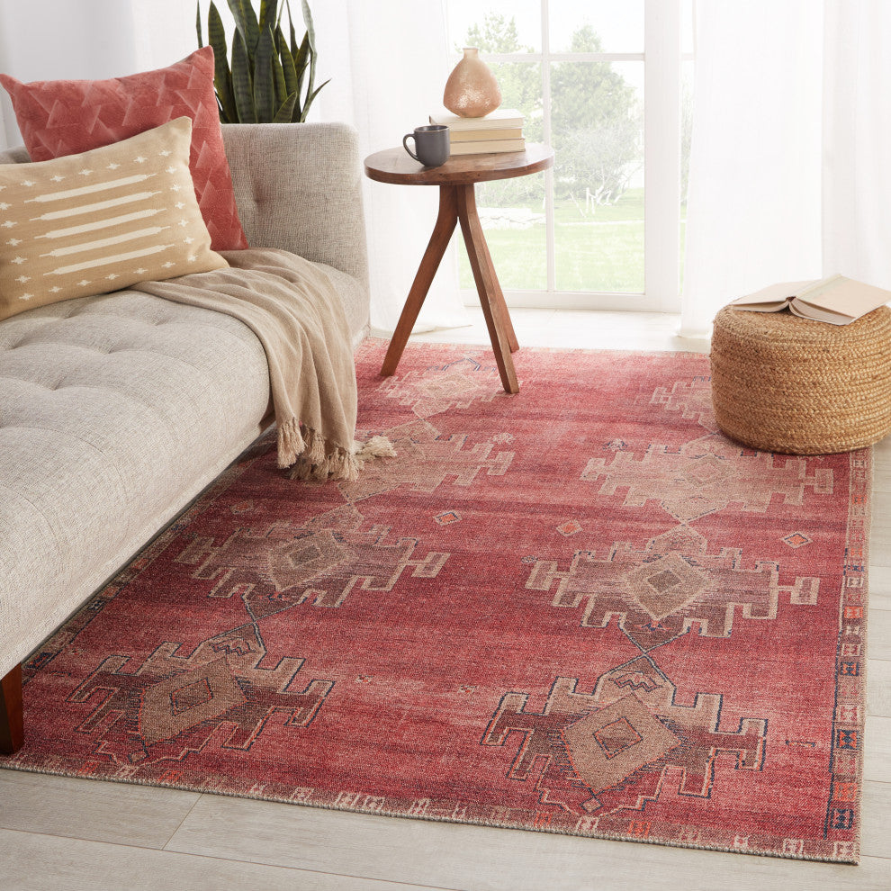 Vibe by Jaipur Living Evadne Medallion Pink/Blue Rug, 6'x9'